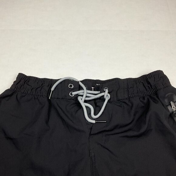 Spyder Mens Beach Water Shorts Black Drawstring Swim Trunks Quick Dry Large - Picture 3 of 11